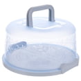 thumbnail image 1 of SHISUYAN Blue Portable Cake Box Container with Handle for Kitchen Use Made of Durable PP Lightweight Sealing Buckle 1Pc, 1 of 8
