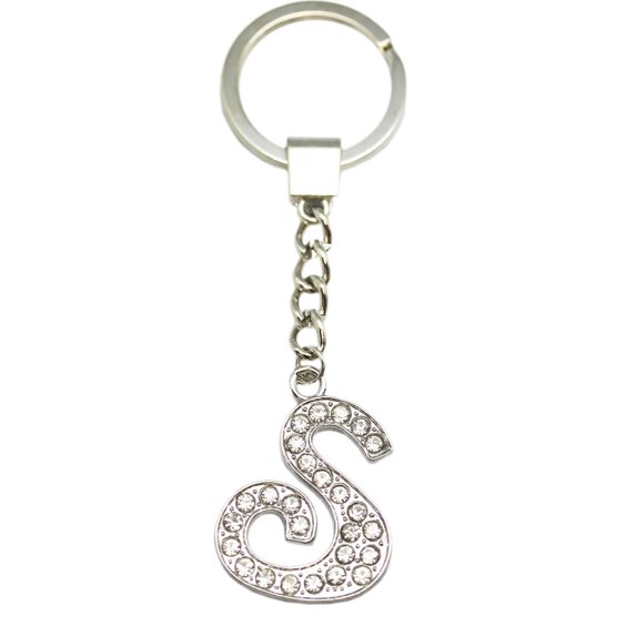 Letter S Key Ring Initial KeyRing