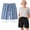 Upgraded Fog Blue, variant on Icy Shorts for Women, 8 Inch Inseam Ice Silk Quick-Dry Stretch Casual Shorts with Pockets & Drawstring, Moisture-Wicking Summer Trousers
