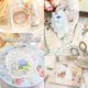 thumbnail image 4 of Pegatinas OKUPAN, diseño floral vintage, 400 unidades, de Scrapbook Supplies, 4 of 7
