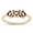 Rose Gold-Tone, variant on Rose Gold-Tone Sterling Silver Flame Design Ring Size 8