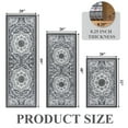 thumbnail image 2 of Boho Kitchen Rugs Sets 3 Piece with Runner Non Slip Kitchen Mats for Floor Washable Bohemian Runner Rug Set of 3, 2 of 12