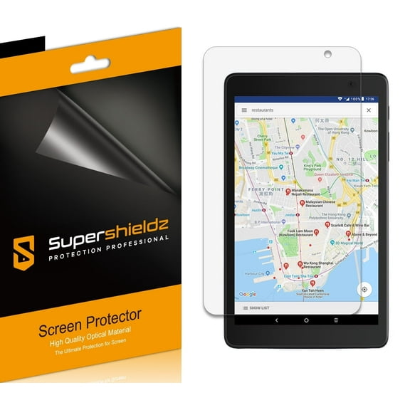 [3-Pack] Supershieldz for Gateway 8 inch Tablet (GATA30812 Model Only) Screen Protector, Anti-Bubble High Definition (HD) Clear Shield
