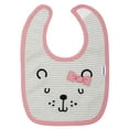 thumbnail image 2 of Organic Cotton Dribbler Bibs, 3pk (Baby Girl), 2 of 4