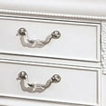 thumbnail image 4 of Aleci 24 Inch Nightstand, 2 Drawers, Carved Details, Solid Wood, White, 4 of 6