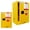 Yellow (35Lx23.23Wx18.11H in), variant on Flammable Storage Cabinet, 3-Point Lock, Double Wall Steel Fire Safety Cabinet, OSHA CE Certified, Explosion Proof Chemical Cabinet for Laboratory Industrial