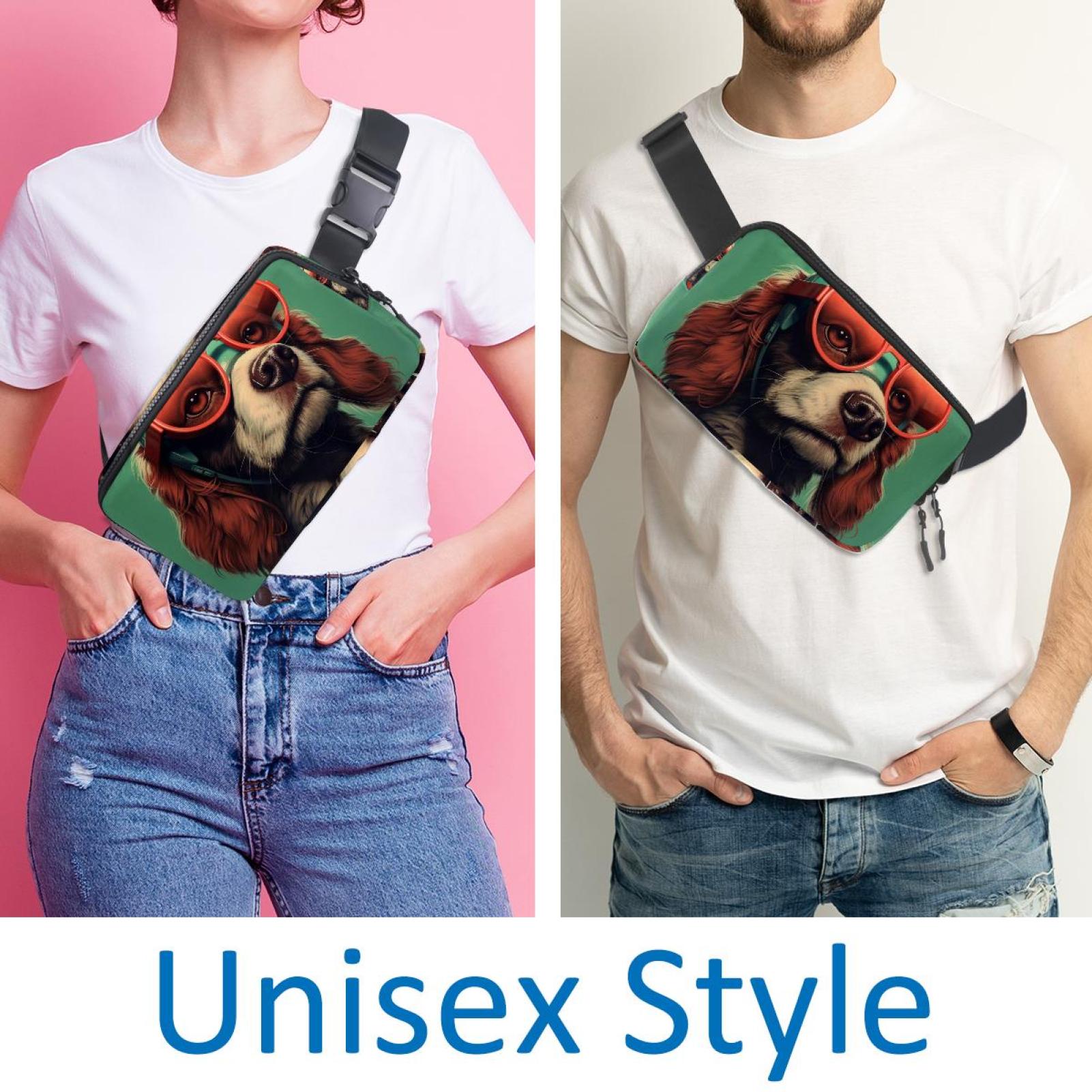 Dog Adjustable Lightweight Running Belt Waist Bag with Extension Strap for Unisex
