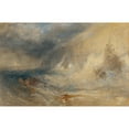 thumbnail image 3 of Joseph Mallord William Turner 24x17 Black Modern Framed Museum Art Print Titled - Long Ship's Lighthouse, Land's End (About 1834-1835), 3 of 5