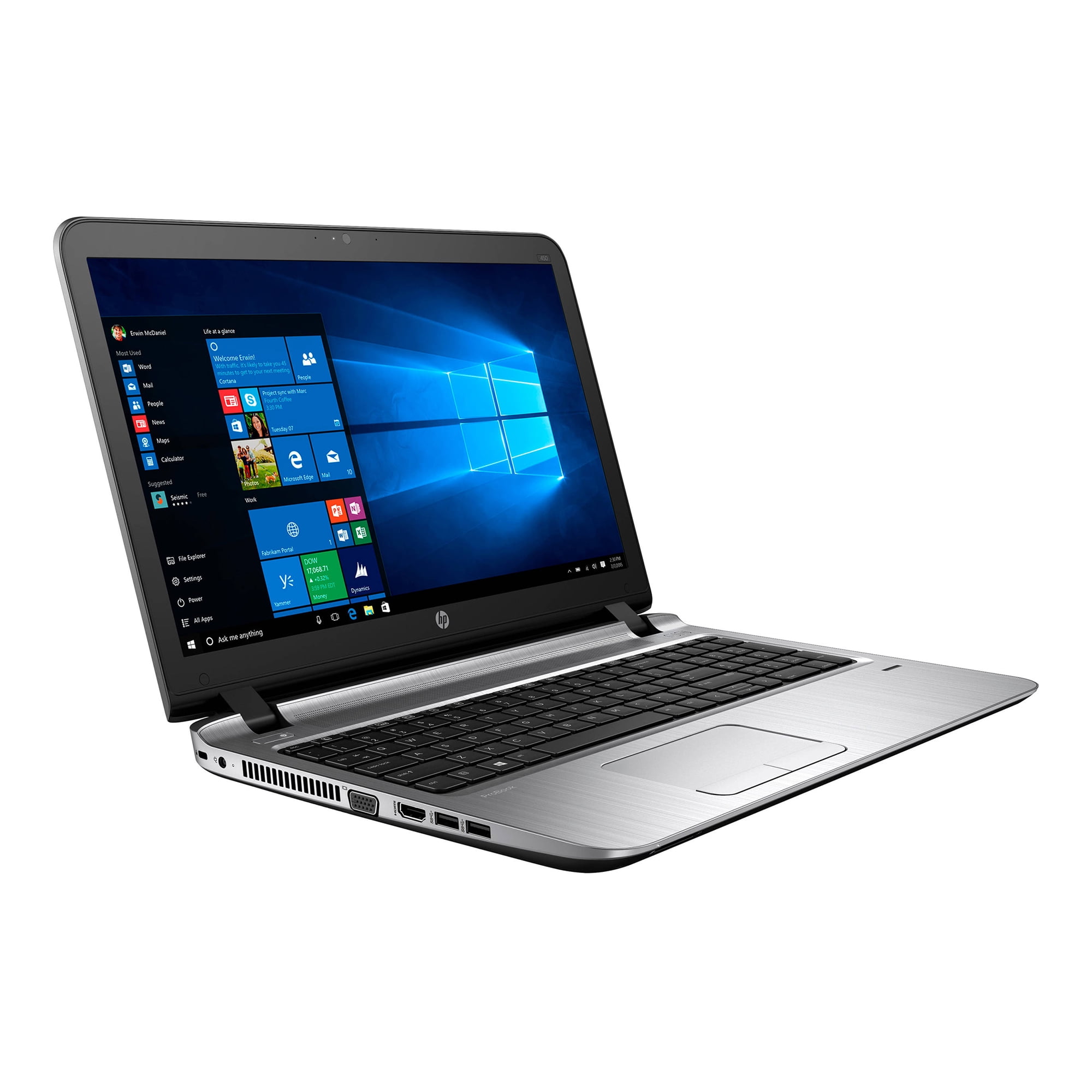 Afwijzen Ambitieus Hijgend Used - HP ProBook 450 G3, 15.6" FHD Laptop, Intel Core i5-6200U @ 2.30 GHz,  8GB DDR3, NEW 240GB SSD, DVD-RW, Bluetooth, Webcam, No OS - Walmart.com