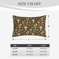 thumbnail image 4 of Hirioo Mushrooms and Autumn for Plush Pillow Cover for Bedroom and Living Room ,Elegant, Comfortable Home Decor-14"x20", 4 of 6