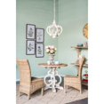 thumbnail image 5 of French Country Wood Chandelier, 6-Light Farmhouse Pendant Light Fixture with Adjustable Chain for Kitchen Foyer Hallway Entryway, Bulb Not Included, 5 of 10