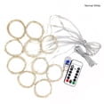 thumbnail image 3 of Ventana LED Cadena de luz Control remoto Flexible USB Powered Lamp Strip Inicio Interior Partido Aire Libre Año Nuevo Iluminación Suministros Blanco Speravity HA009755-02, 3 of 6