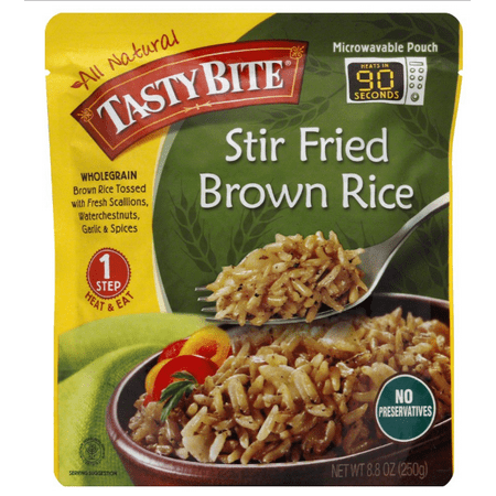 Pack of 3 - Tasty Bite Rice Stir Fried Brown 8.8