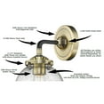 thumbnail image 2 of 284-1W-BPN-G532-Innovations Lighting-Oxford - 1 Light Wall Sconce-9 Inches Tall and 7.5 Inches Wide-Black Polished Nickel Finish-Clear Glass Color, 2 of 7