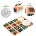 thumbnail image 3 of Yayeee Dish Drying Mat for Kitchen Counter 18"x24" Microfiber Absorbent Pad, Jungle Stamp, 3 of 7