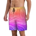 thumbnail image 3 of Swimwear Ombre Board Shorts Summer Gradient Abstract Casual Beach Short Pants Men Graphic Sports Quick Dry Swim Trunks, 3 of 5
