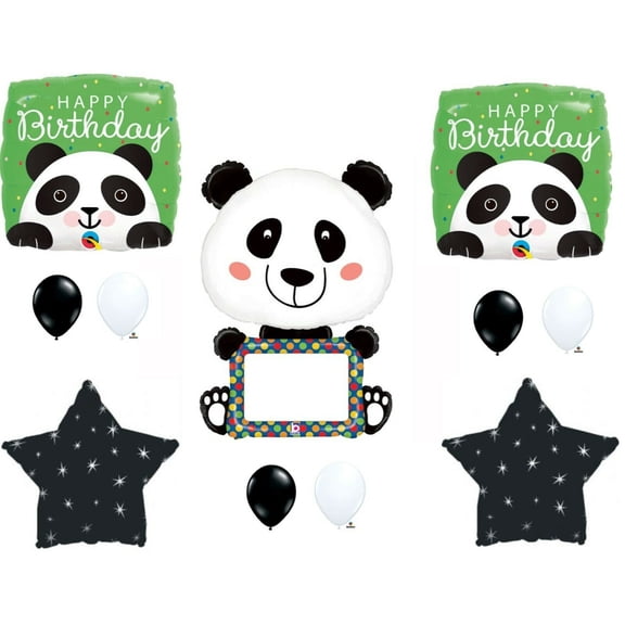 Panda Personalize "Remarkable" Birthday party balloons Decoration Supplies