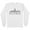 White, variant on Skyline Mumbai India Long Sleeve Shirt Unisex Large White