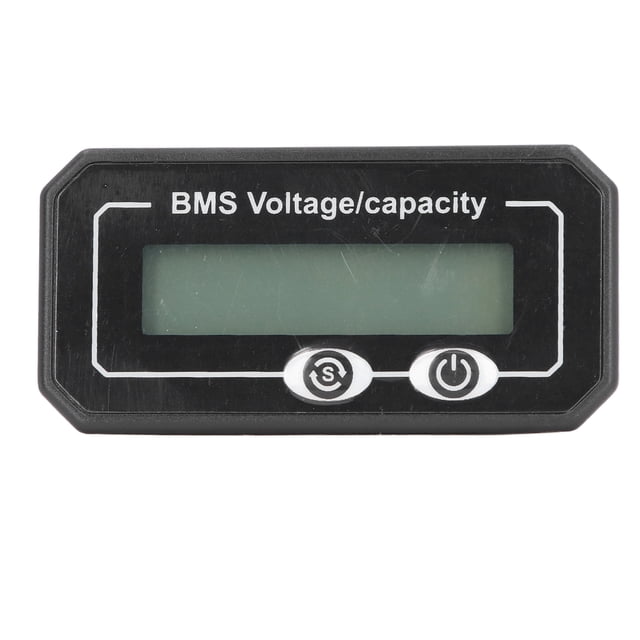 Lithium Battery , Voltage Capacity Tester Clear Display Screen 8-99.9V With Cable For Electric Vehicle Battery Packs