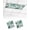 Mint, Sage, White, variant on 1 Pack Fluorescent Light Cover for Ceiling Lights, Turquoise Monstera Deliciosa Magnetic Classroom Light Filters 4x2 Feet, Summer Botanical Tropical Vintage Decorative Ceiling Shade Panel for Office