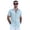 Light Green, variant on Men's Cool Linen Cotton Short Sleeve Shirt, Casual Button Down Shirt for Beach Summer Wedding Daily