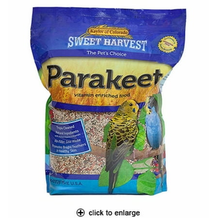 Kaylor Sweet Harvest Vitamin Enriched Parakeet Millet Seed Canary Grass Feed 2 lbs