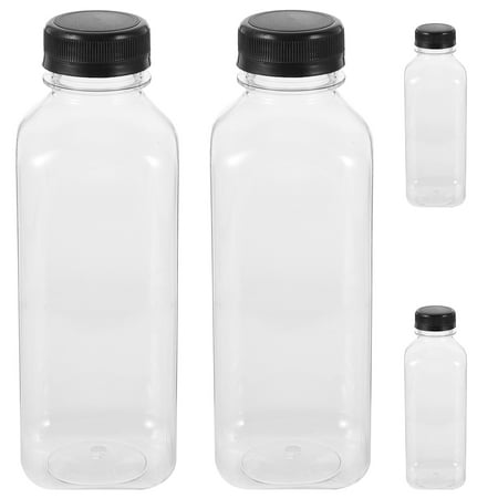 

Shuliwen 4pcs 500ml Empty Water Jugs with Lids for Home Outdoor Travel