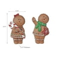 thumbnail image 2 of Polyresin Ginger Bread Man - Set of 2, 2 of 3
