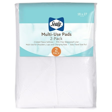 UPC: 0031878044230 | Sealy Waterproof Multi-Use Liner Pads for Baby (2 Count) 18 x 27 Crib