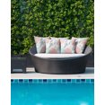 thumbnail image 2 of Waterproof Outdoor Throw Pillows with Inserts 18"x18" Set of 2, Teal Red Coastal Soft Decorative Pillowcases for Couch Bedroom, Summer Lobster Coral Nautical Pillow Covers for Sofa Living Room, 2 of 8