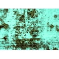 thumbnail image 1 of Ahgly Company Indoor Rectangle Abstract Turquoise Blue Modern Area Rugs, 5' x 8', 1 of 4