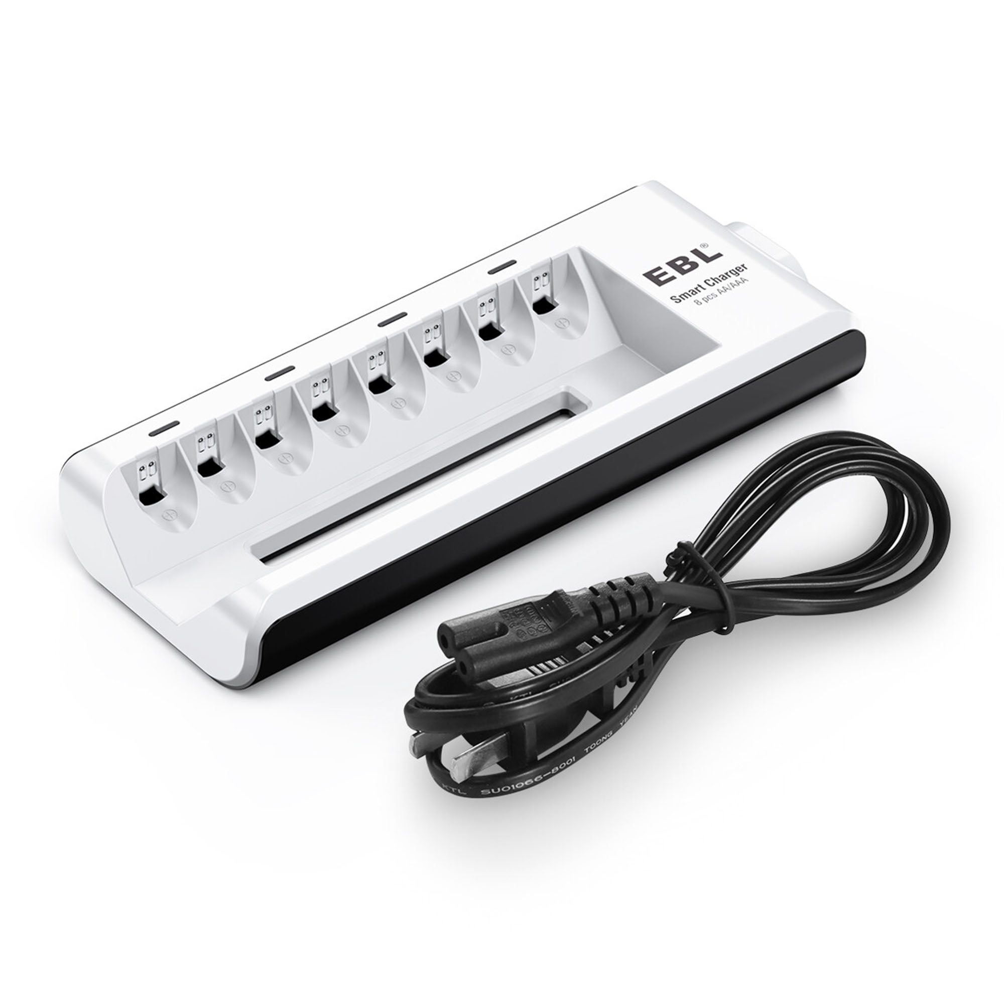 EBL 12-Pack 1100mAh 1.2V AAA Battery + Battery Charger for AA AAA Ni-MH Ni-CD Rechargeable Batteries
