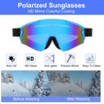 thumbnail image 4 of YOHAVEN Outdoor Ski Goggles Anti-UV Sun Protection Snowboarding Winter Sports Eyewear Ski Snowmobile Adults Men Women Gift, 4 of 6