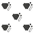 thumbnail image 3 of Maytalsory 20 Pieces Car Wheel Nut Caps Auto Hub Screw Cover Replacement Dust-proof Black 19mm 5Set, 3 of 6