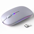 thumbnail image 1 of Ratón Inalámbrico Bluetooth Recargable Silencioso KANMABPC con LED, 1 of 7