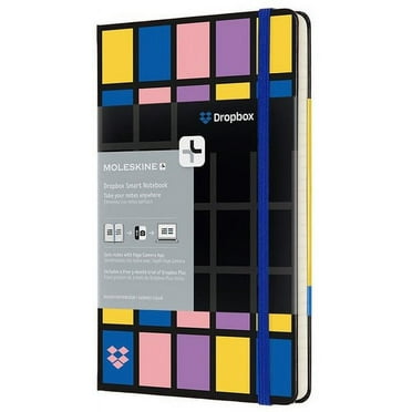 Moleskine Dropbox Smart Notebook, Large, Ruled, Black, Hard Cover (5 x 8.25) (Books)