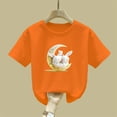 thumbnail image 6 of Spazoro Girls T-Shirts Tee, Cute Print 100%Cotton Short Sleeve Crew Neck Casual Tops for Kids Orange Size 2, 6 of 6