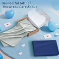 thumbnail image 6 of Qutool Cooling Satin Pillowcases, Gray, King Size 2 Pack, Smooth & Cool Fabric, Gift Box Included, 6 of 11