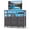Gray, variant on JIOABL TV Stand with 8 Fabric Drawers & Power Outlet, LED TV Console with USB & Type-C, Storage Dresser for Living Room, Light Gray