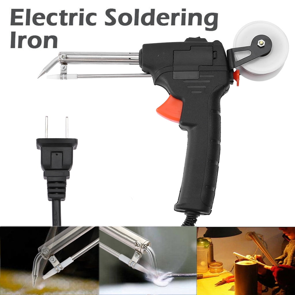 110V Soldering Gun Electric Iron Automatic Solder Machine Kit Tool 300-400℃ PB 