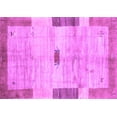 thumbnail image 1 of Ahgly Company Indoor Rectangle Abstract Purple Contemporary Area Rugs, 5' x 7', 1 of 4