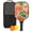 Black-2, variant on Pickleball Paddles Set Of 1, Fiberglass Surface, Vintage Floral Print, 1 Paddle, 2 Balls & Bag