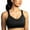 Black, variant on Brooks Women's Convertible Sports Bra for High Impact Running, Workouts & Sports with Maximum Support - Asphalt - 34 D