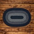 thumbnail image 1 of Colonial Mills Rug MD24R024X096 2 x 8 ft. Madison Braided Rug  Navy, 1 of 1