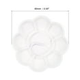thumbnail image 2 of Uxcell 12Pcs Bandeja de pintura, Paleta de pintura de 3.1"/8cm, Paleta de plástico en forma de flor blanca, 2 of 6