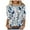 17#Navy, variant on GERsome 3/4 Length Sleeve Womens Tops Casual Print Vintage Crewneck Tshirt Plus Size Tunic Tops Loose Dressy Shirts(S-XXXL)