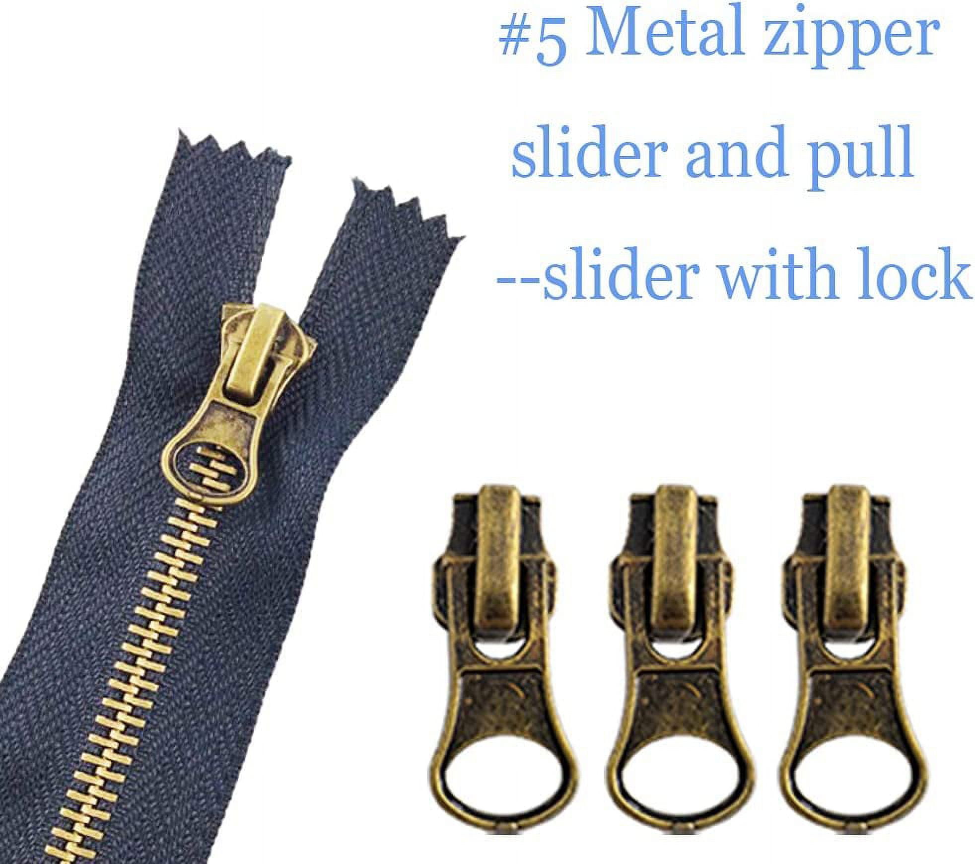 12 Pcs Zipper Pull Replacement Zipper Slider,Zipper Repair Kit 3