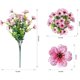 thumbnail image 1 of Flores artificiales, flores falsas, flores de imitación, juego de regalo para mujer, flores de simulación violeta, plantas de simulación, decoración de pared para el hogar, adorno artesanal decorativo, 1 of 1