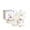 White, variant on Chef Power 14pcs Nonstick Ceramic Cookware Set, Cream White Bougainvillea Print