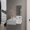 thumbnail image 6 of White Wall-mounted Floating Cabinet / Space-saving in Living Spaces, 6 of 6
